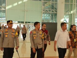 Kapolres Majalengka Mendampingi Pj Gubernur Jawa Barat bersama Kapolda Jabar dalam Kunjungan Kerja ke Bandara Kertajati