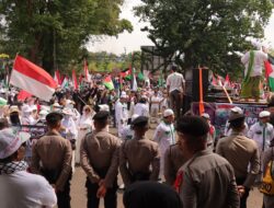 Polres Majalengka Amankan Aksi Solidaritas Palestina oleh Gerakan Masyarakat Muslim Majalengka (GEMMA)