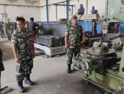 Babinsa Kratonan Dorong & Pendampingan Pelaku UMKM Bengkel Bubut