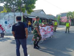 Serda Ichsan Amankan dan Kawal Jalan Sehat Pemuda-Pemudi