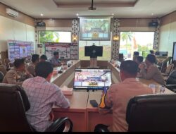 Wakapolres Majalengka Ikuti Rapat Pekan Pemberantasan Pungli Secara Virtual