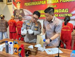 Dari Dua TKP, Polisi Ringkus Lima Tersangka Perdagangan Oli Palsu