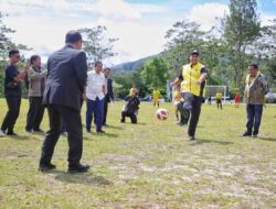 Menpora Dito Resmikan Sekolah Sepak Bola Huria Kristen Batak Protestan di Tapanuli Utara