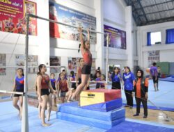 Atlet Senam SKO Kemenpora Tampil Percaya Diri Pada Try Out di Thailand