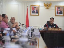 Bahas RPP Penyelenggaraan Keolahragaan, Menpora Dito Harap Cepat Rampung dan Hasilnya Baik untuk Olahraga Indonesia