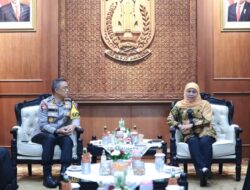Kunjungi Gubernur Jawa Timur, Kapolda Jatim Siap Bersinergi Dukung Program Pemprov