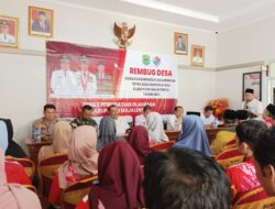 Kapolsek Cikijing Hadiri Rembug Desa, Sosialisasi Rehabilitasi Lapangan Sepak Bola dan Bola Voli Kabupaten Majalengka 2023