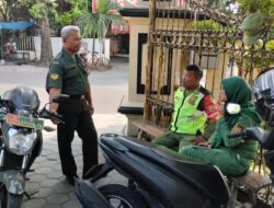 Jaga Kamtibamas, Inilah Himbauan Babinsa Serengan Kepada Linmas