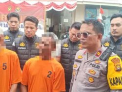 Kurang Dari 12 Jam Dua Pelaku Pembunuhan Diamankan Polsek Jaluko