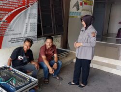 Polwan Bhabinkamtibmas Polsek Sukahaji Berdialog dengan Warga Binaan
