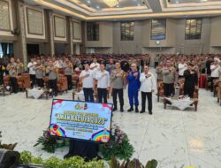 Brigjen Pol M. Yassin Kosasih, S.I.K., M.Si dampingi Kapolda Jawa Timur Latihan Pra Operasi “Aman Bacuya 2023”