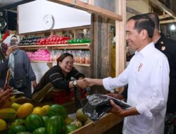 Presiden Joko Widodo, kunjungi Pasar Citeko Purwakarta