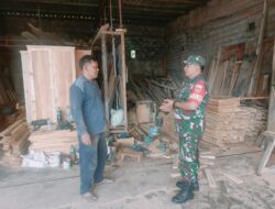 Pengusaha Mebel Jadi Sasaran Komsosnya Babinsa Danukusuman