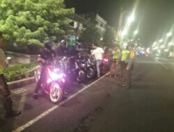 Satgas Preventif Operasi Brata Agung Polres Gianyar Patroli Malam Hari