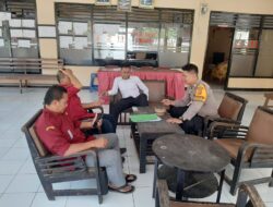 Bhabinkamtibmas Kelurahan Simpeureum Galang Sinergi dengan Perangkat Kelurahan untuk Jaga Kondusifitas