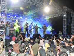 Brigif 4 Mar/BS Gelar Panggung Hiburan Prajurit dan Rakyat, Peringati HUT Ke-78 Korps Marinir Tahun 2023