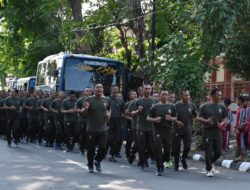 Olah Raga Bersama & Jam Komandan, Dandim 0726/Sukoharjo Himbau Anggota Jaga Kesehatan dan Netralitas TNI