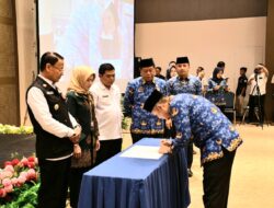 Sukseskan Pemilu 2024 , ASN Majalengka Tandatangani Pakta Integritas dan Ikrar Netralitas.