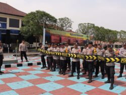 “Polres Majalengka Latihan Dalmas Gabungan, Tingkatkan Kemampuan Anggota”