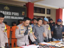 Polres Majalengka Berhasil Mengungkap Dua Pelaku Curanmor Yang Lakukan Aksinya di Pekarangan Masjid