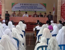 Kapolsek Cikijing Hadiri Pembukaan Pelaksanaan Bimbingan Manasik Jemaah Calon Haji Tahun 1445 H/ 2023 M
