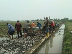 Pemdes Pagandon, Realisasikan program PKT 2023, Untuk Pekerjaan Jalan Usaha Tani di Blok Lasim