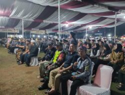 Babinsa Amankan Pagelaran Wayang Kulit di Simo