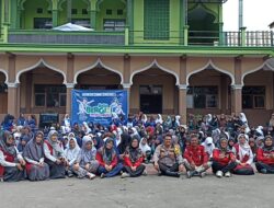 Kapolsek Cikijing Hadiri Giat Aksi Bergizi Majalengka di SMPN 1 Cikijing