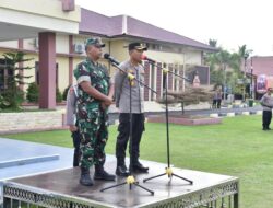 Polres Bireuen Gelar Apel Pasukan Antisipasi Gangguan Keamanan