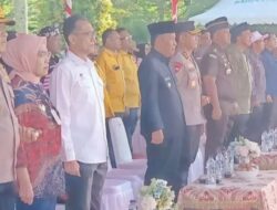 Kapolda Jambi didampingi Kapolresta Jambi Hadiri Apel Siaga Pengawasan Pemilu Serentak 2024