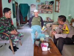 Pentingnya informasi wilayah Binaan, Babinsa Tipes Komsos dengan Tokoh Agama