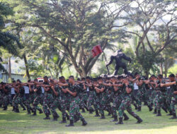 Prajurit Marinir Pertandingkan Beladiri Chadrick