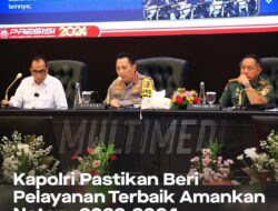 Kapolri Pastikan Beri Pelayanan Terbaik Amankan Nataru 2023-2024
