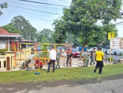 Jumat Bersih Sinergitas: Kapolsek Majalengka Kota Pimpin Kegiatan Korve di Lingkungan Mako Polsek