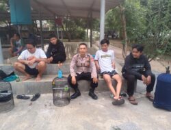 Ciptakan Desa Aman, Kanit Binmas Polsek Palasah Sambangi Komunitas Burung Berkicau di Desa Waringin