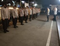 Pimpin Apel Persiapan Pengamanan Kampanye, Kapolsek Cikijing Tekankan Netralitas Polri.
