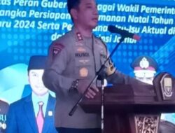 Sinergitas Samakan Persepsi Kapolda Jambi Hadiri Rapat Lintas Sektoral Persiapan Pemilu dan Nataru 2023-2024 Provinsi Jambi
