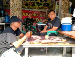 Bati Wanwil Komsos Dengan Ketua FKPM (Forum Kemitraan Polisi dan Masyarakat)