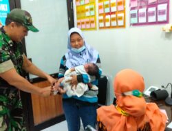 Peran Aktif Bati Bakti TNI Dampingi Imunisasi Balita