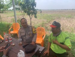 Polsek Jatitujuh Sosialisasikan Call Center 110 dan Himbau Damai Pemilu 2024