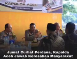 Jumat Curhat Perdana, Kapolda Aceh Jawab Keresahan Masyarakat Terkait Rohingya