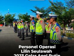 Personel Operasi Lilin Seulawah 2023, Gelar Apel Rutin
