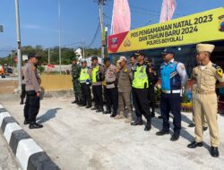 Puluhan Personel Kodim Boyolali Di Terjunkan Dukung Pengamana Pos Nataru