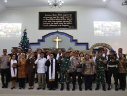 Forkompinda datangi gereja, Yakinkan umat Nasrani aman rayakan Natal