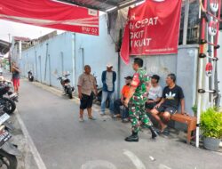 Jalin kebersamaan & Keakraban Babinsa Jayengan adakan Komsos dengan Warga Binaan