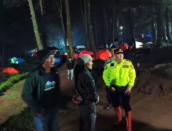 Siaga Libur Nataru, Kapolsek Cikijing Kontrol Objek Wisata Buper Kanaga Hills