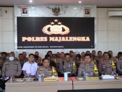 Polres Majalengka Ikut Hadir dalam Pembukaan Was Ops Lilin 2023 Secara Virtual
