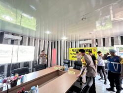 Kapolres Majalengka Pimpin Pengecekan Pos Pelayanan Ops Lilin Lodaya 2023 di Rest Area Tol Cipali