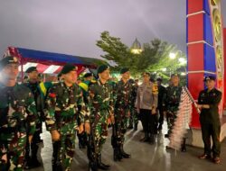 Wakapolres Majalengka Hadiri Upacara Pemberangkatan Gerak Jalan Peleton Beranting Yudha Wastu Pramuka Jaya Kodam III/Siliwangi