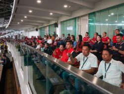 Menpora Dito Saksikan Perjuangan Timnas Indonesia U-20 lawan Thailand U-20 di Gelora Bung Karno